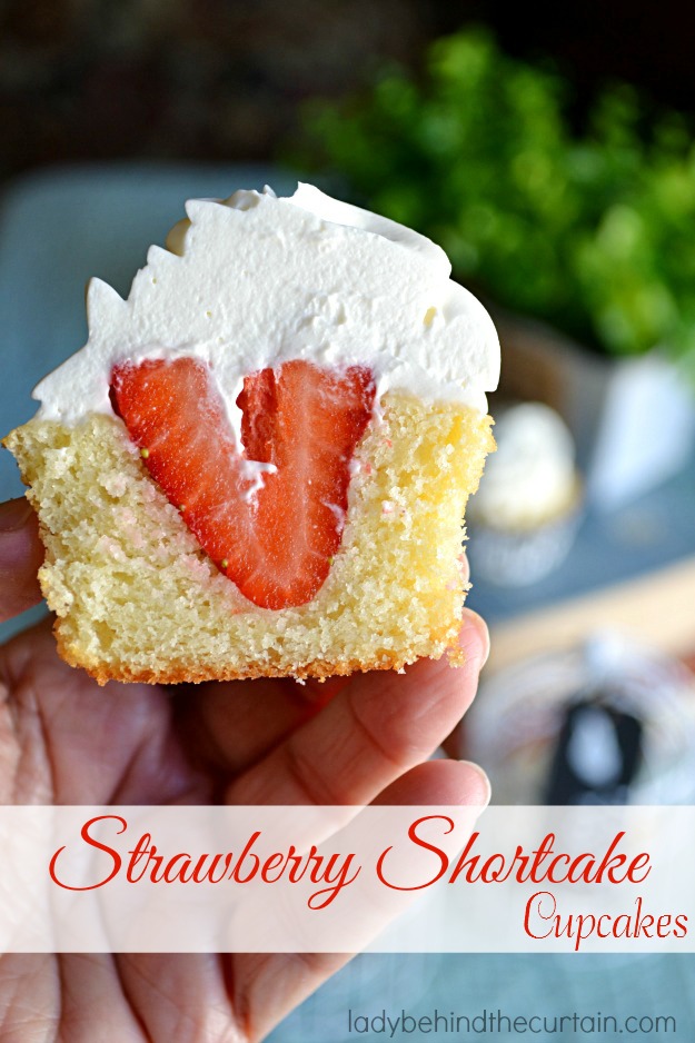 Strawberry Shortcake Cupcakes