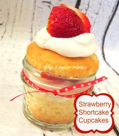 Strawberry Shortcake Cupcakes