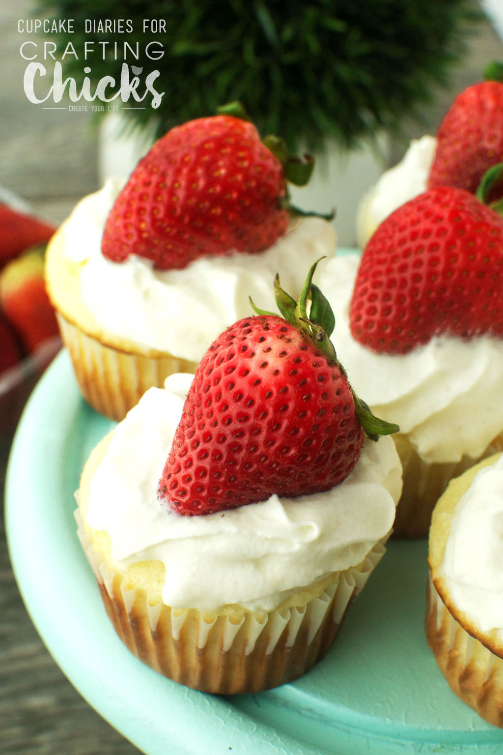 Strawberry Shortcake Cupcakes