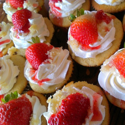 Strawberry Shortcake Cupcakes