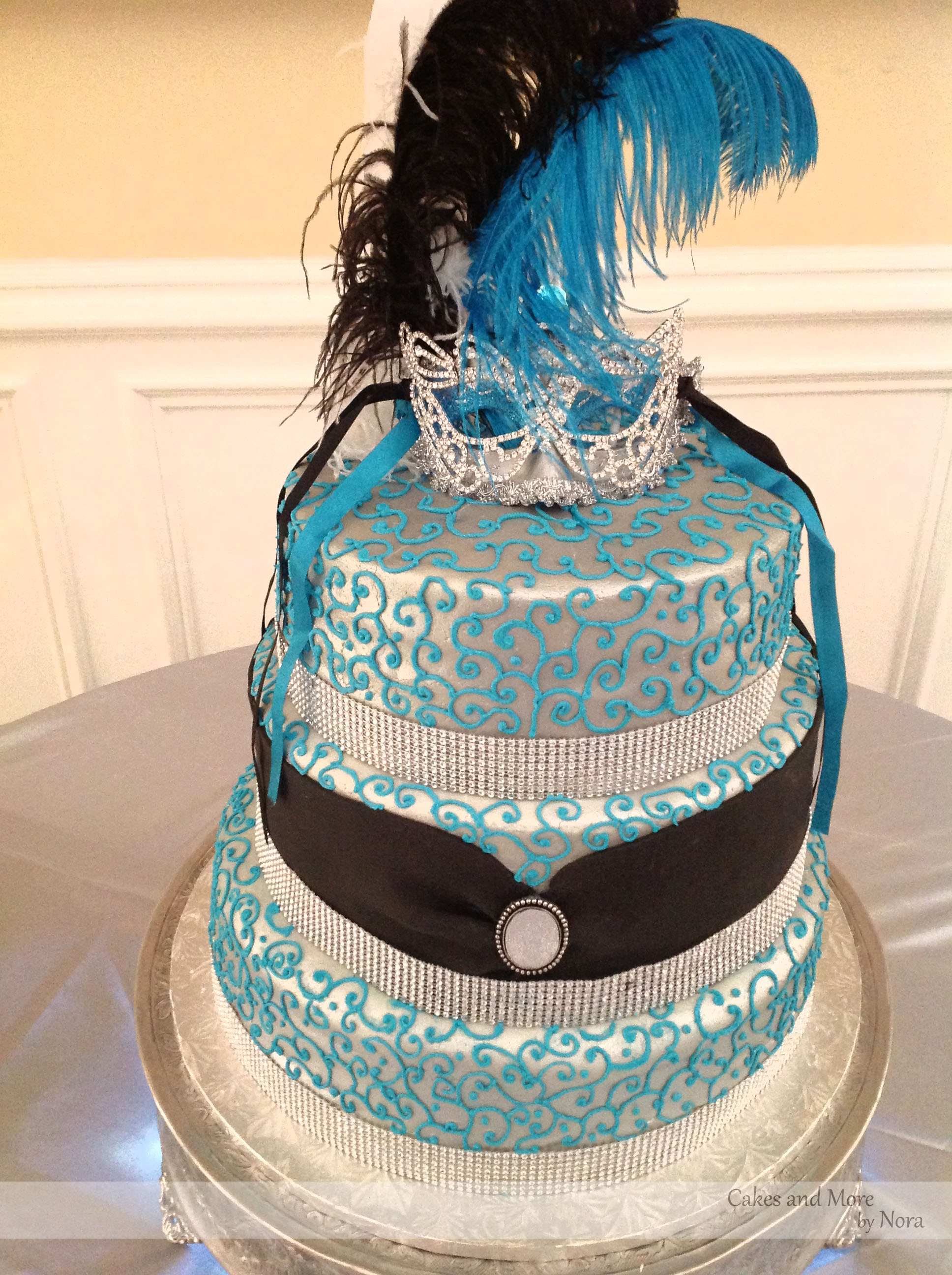 Sweet 16 Masquerade Cake Ideas