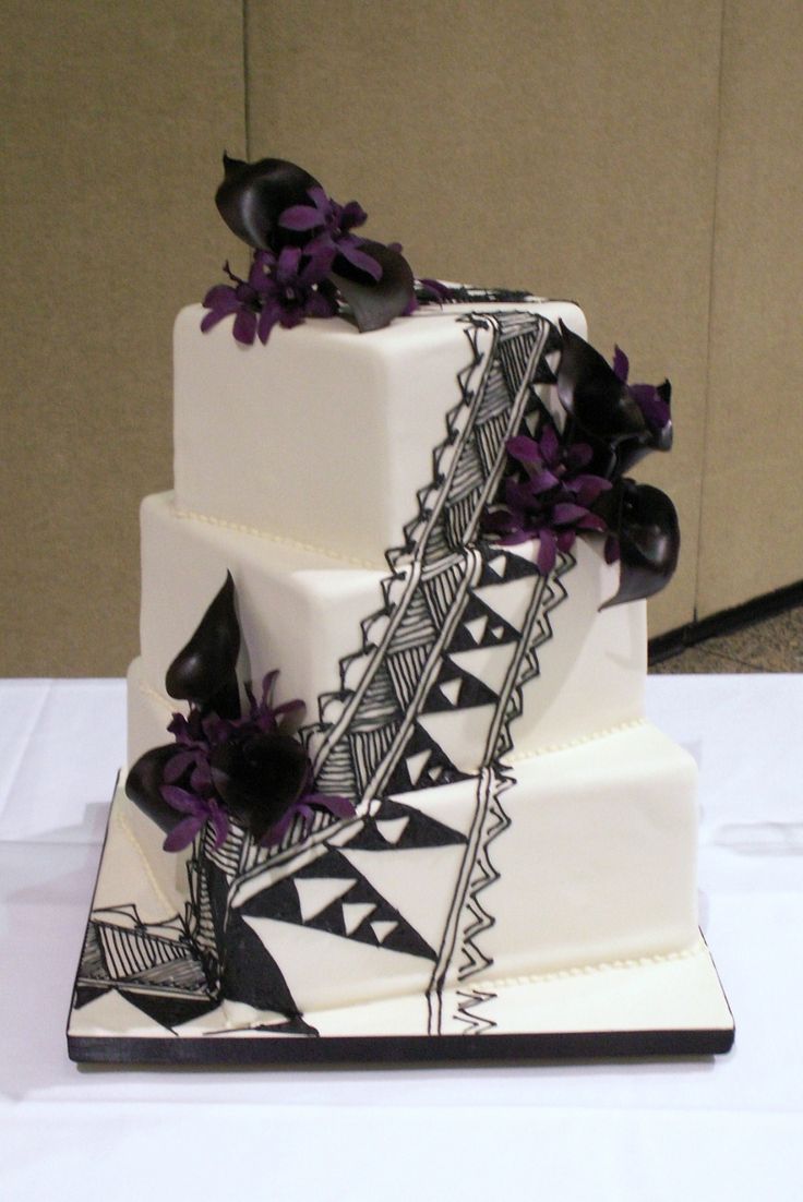 Tattoo Wedding Cake Design
