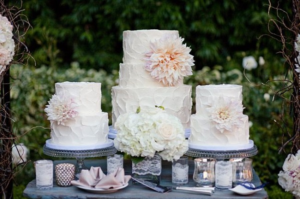 Textured Wedding Cake