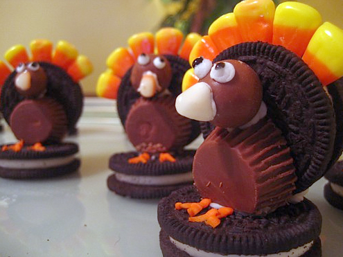 Thanksgiving Oreo Turkey Cookies