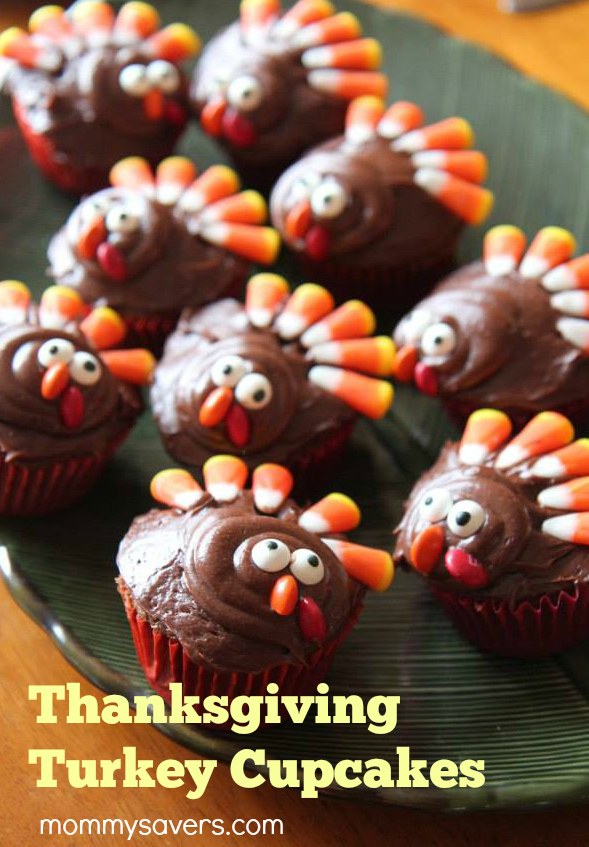 Thanksgiving Turkey Cupcakes