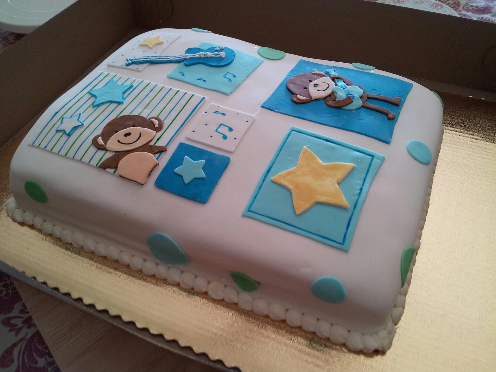 Theme Shower Baby Cake.monkey