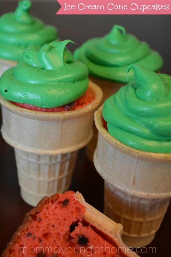 These Ice Cream Cone Cupcakes
