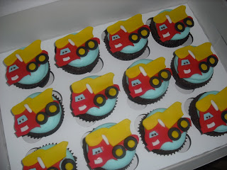 Tonka Truck Cupcake Cake