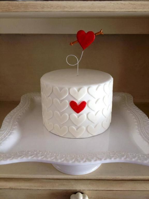 Valentine Heart Cake Decorating Ideas