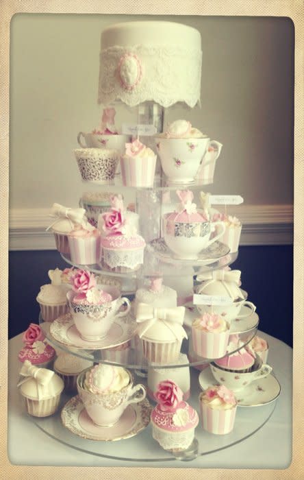 Vintage Tea Party Cupcakes