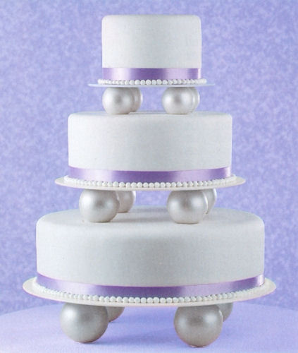 Wedding Cake Separator Plates and Pillars