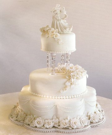 Wedding Cakes with Fondant