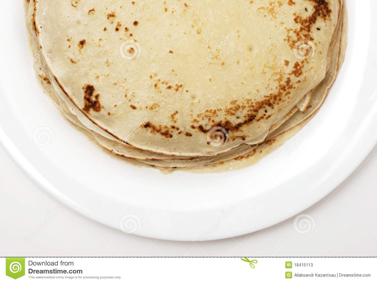 White Plate Pancakes