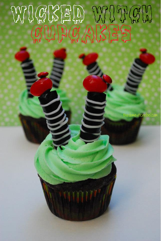 Wicked Witch Cupcakes