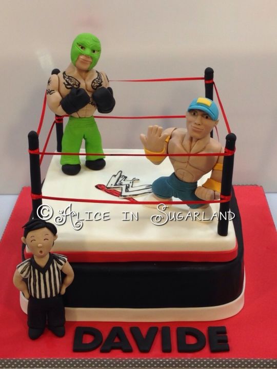 Wrestling Cake