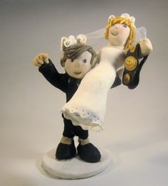 Wrestling Wedding Cake Toppers